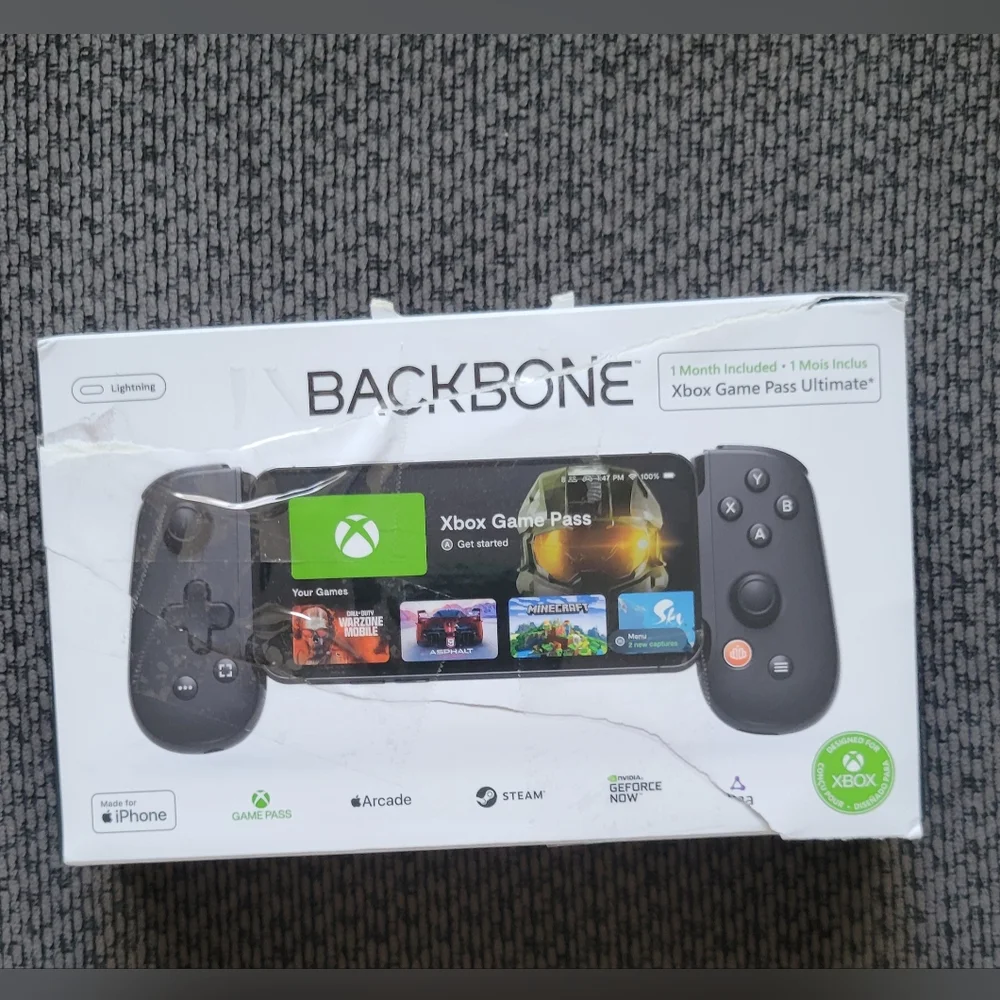 NIB Xbox Backbone made for iPhoneDesigned for XBOX BB-02-B-X with adapter New